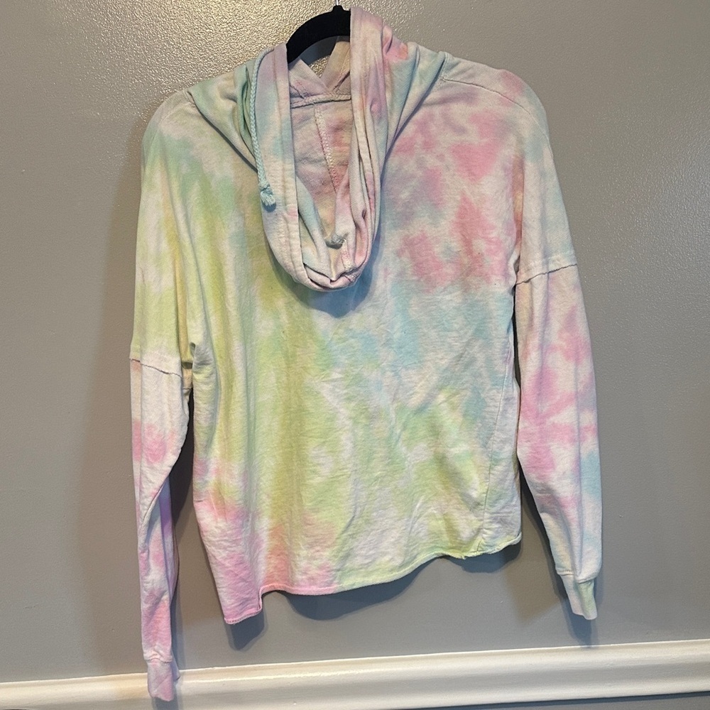 Pastel Tie-Dye Lake Michigan Hoodie - Picture 2 of 9